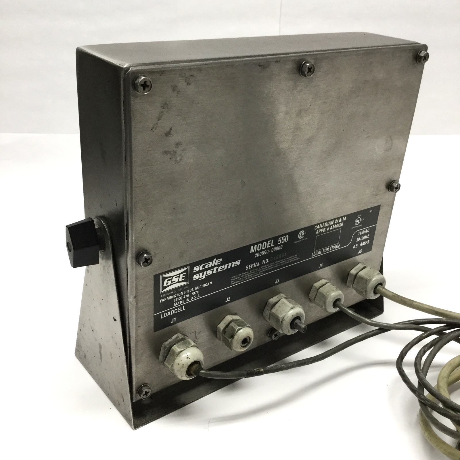 GSE 550 200550-00000 Programmable Digital Weight Indicator 115VAC *No Scale*