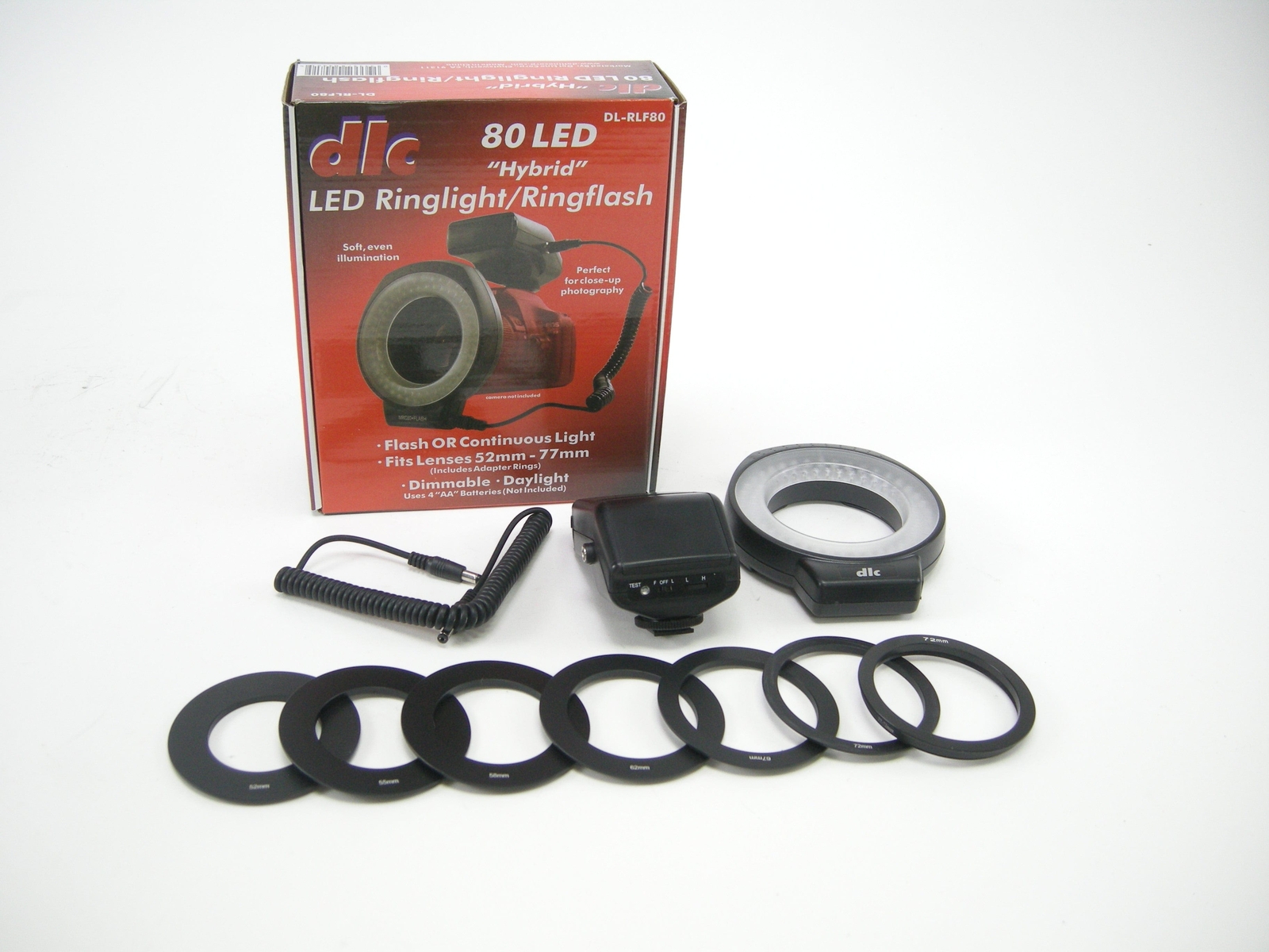 DLC Hybrid Led Ringlight flash