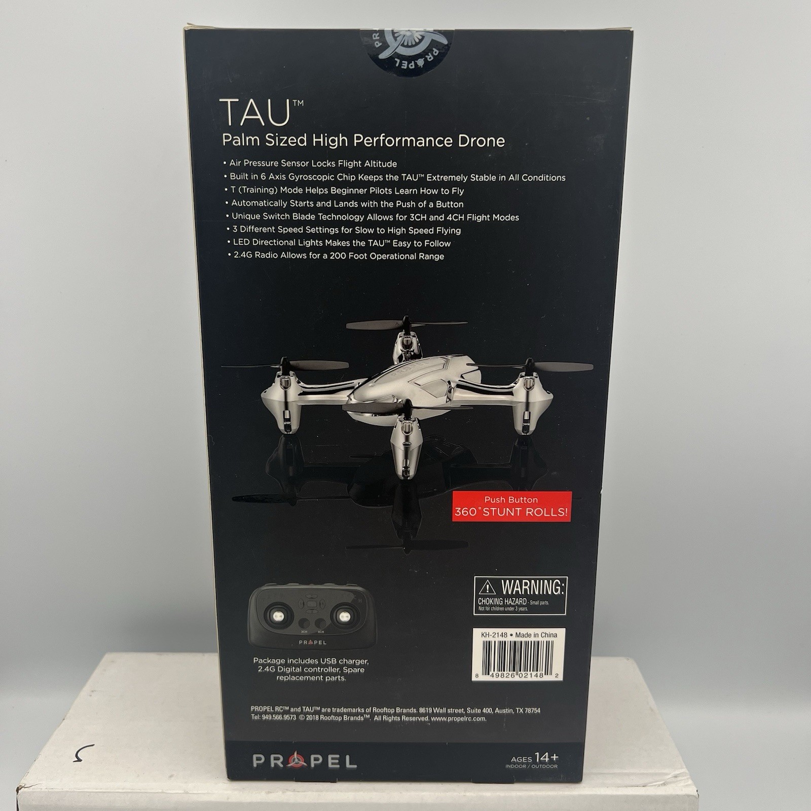PROPEL TAU Palm Sized Performance DRONE Red NEW In BOX