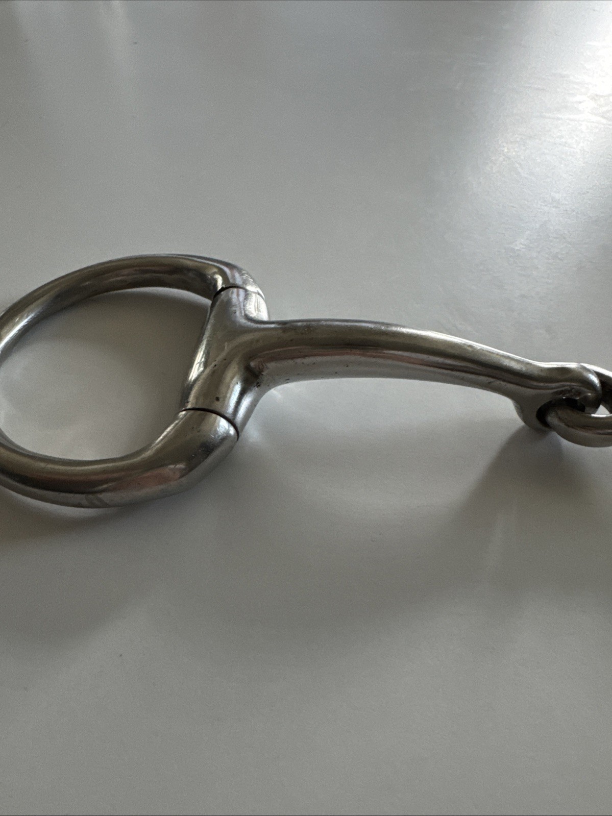 Eggbutt Snaffle, ENGLISH HORSE BIT, 5”, Used