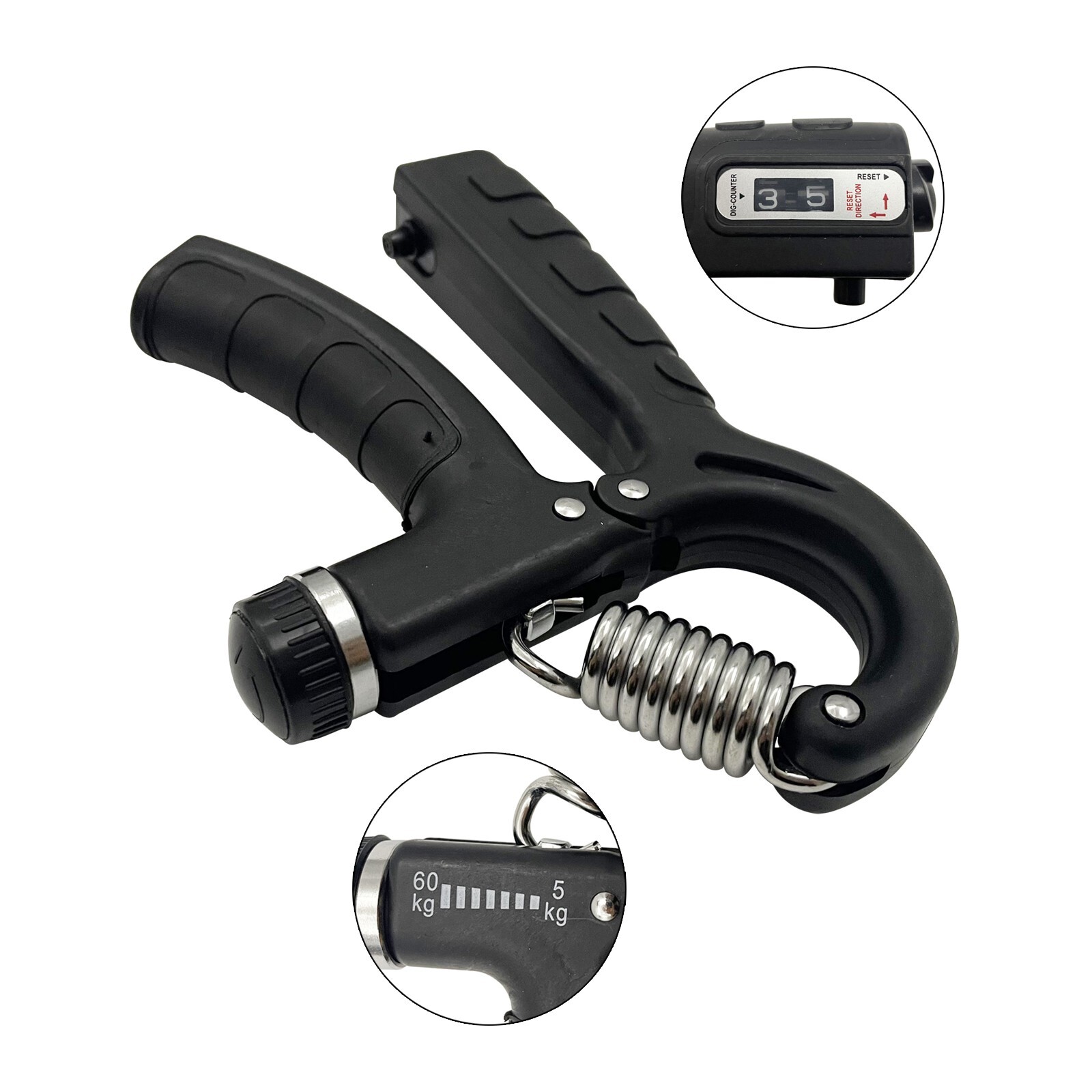 5-60Kg Adjustable Heavy Exerciser Wrist Training Increase Strength Expander