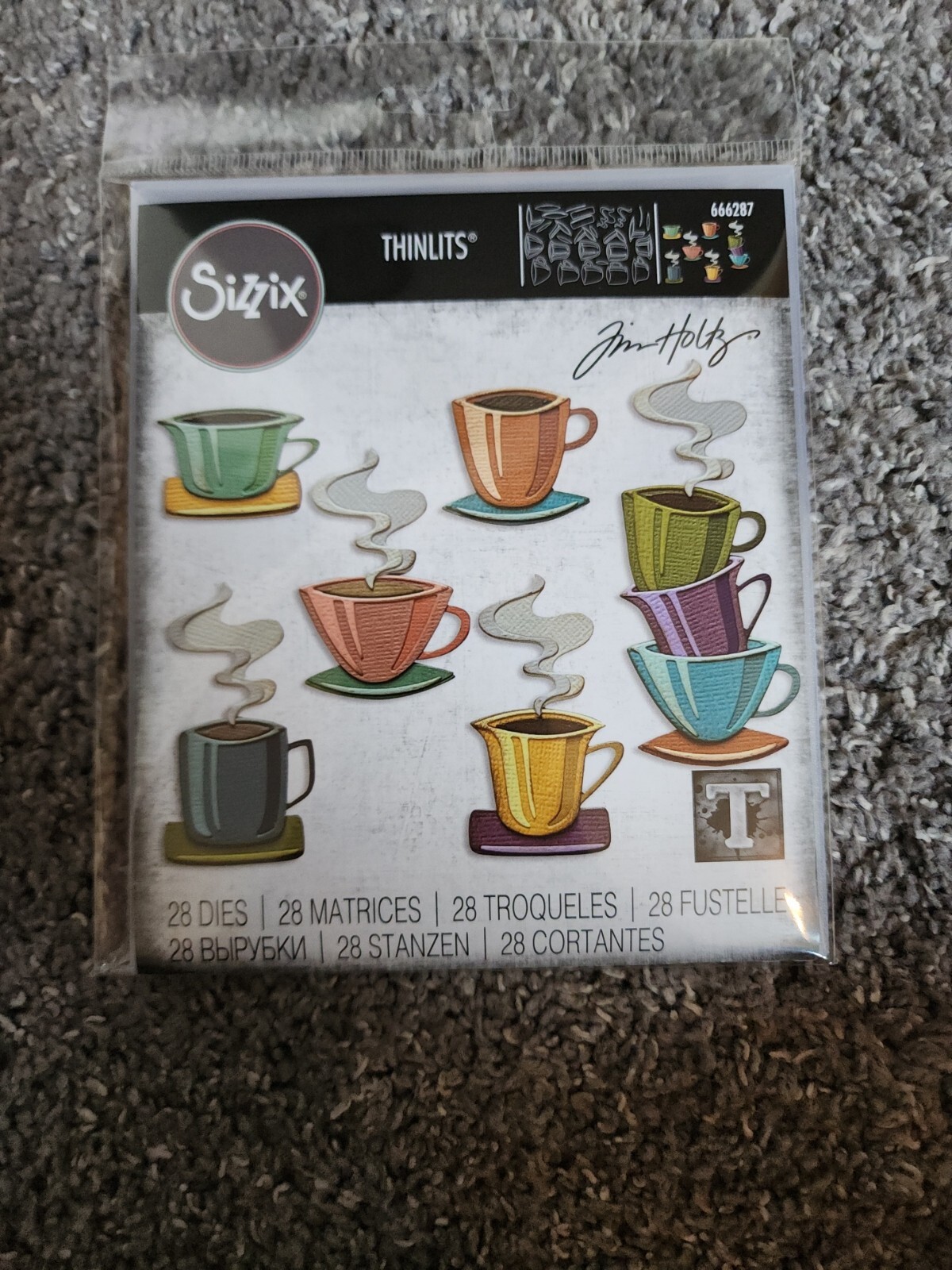 Sizzix Thinlits Dies, Papercut Cafe 667287