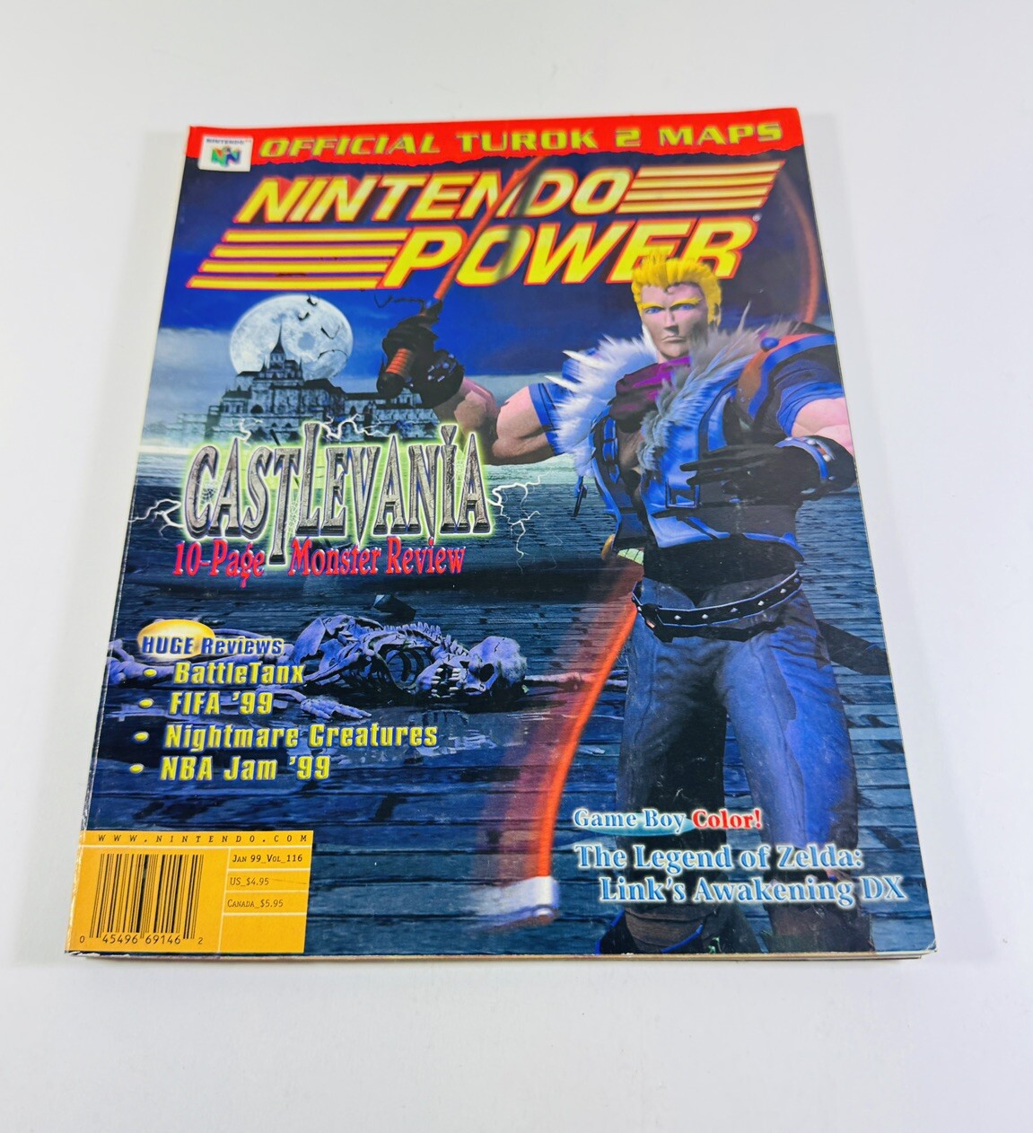 Nintendo Power Vol 116 Castlevania ODT Poster River Souls Map