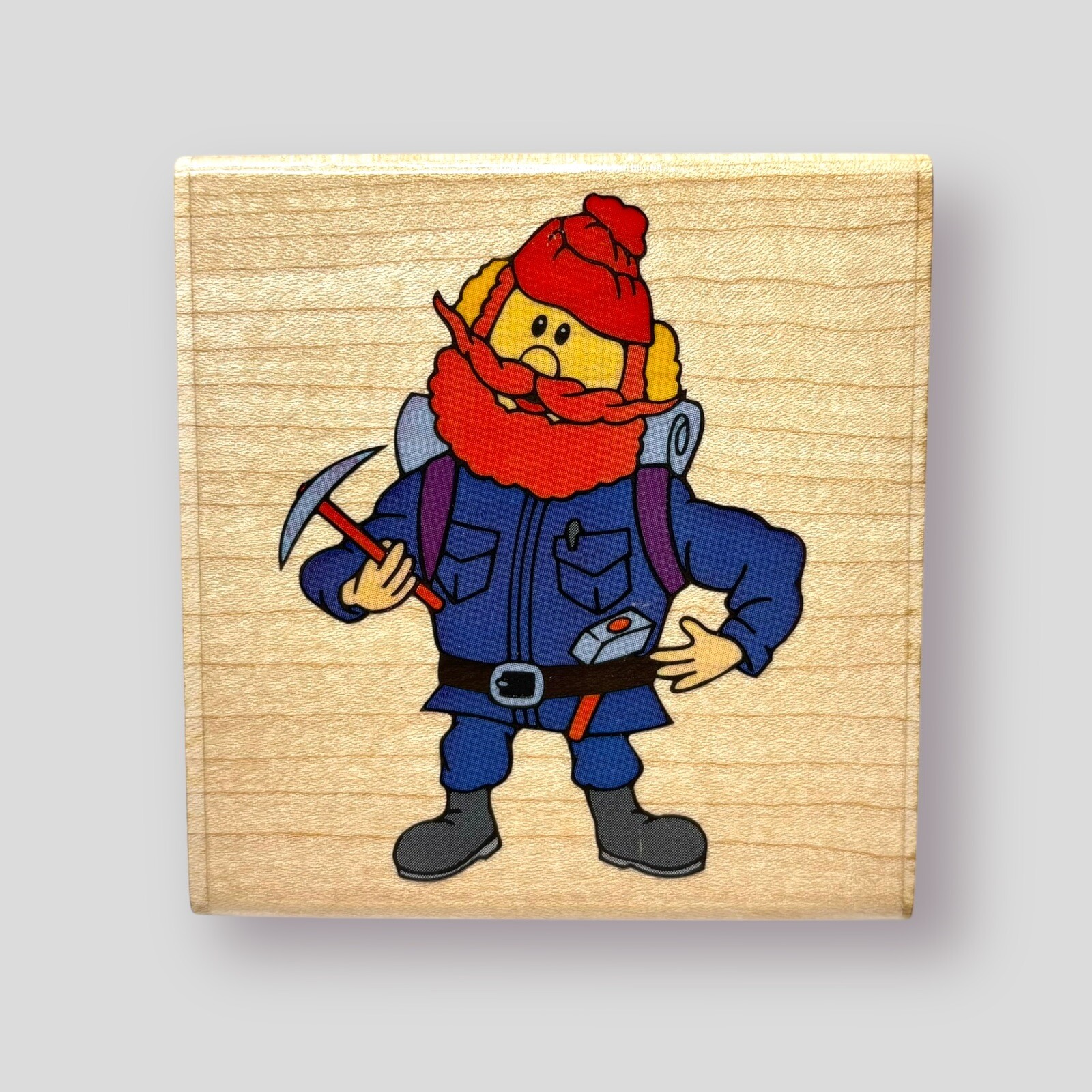 Rudolph Yukon Cornelius Stampabilities Rubber Stamp 2001 Christmas Vintage 3x3