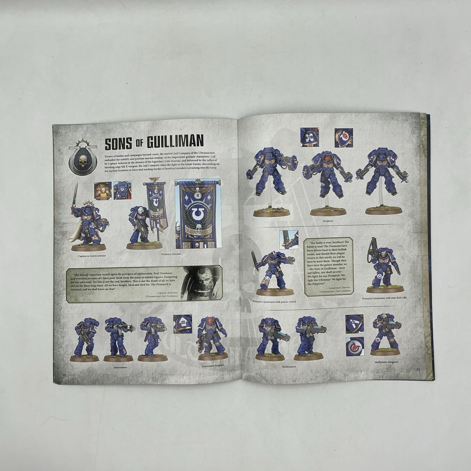 Games Workshop Warhammer 40k Codex Primaris Space Marines 8th Edition Booklet