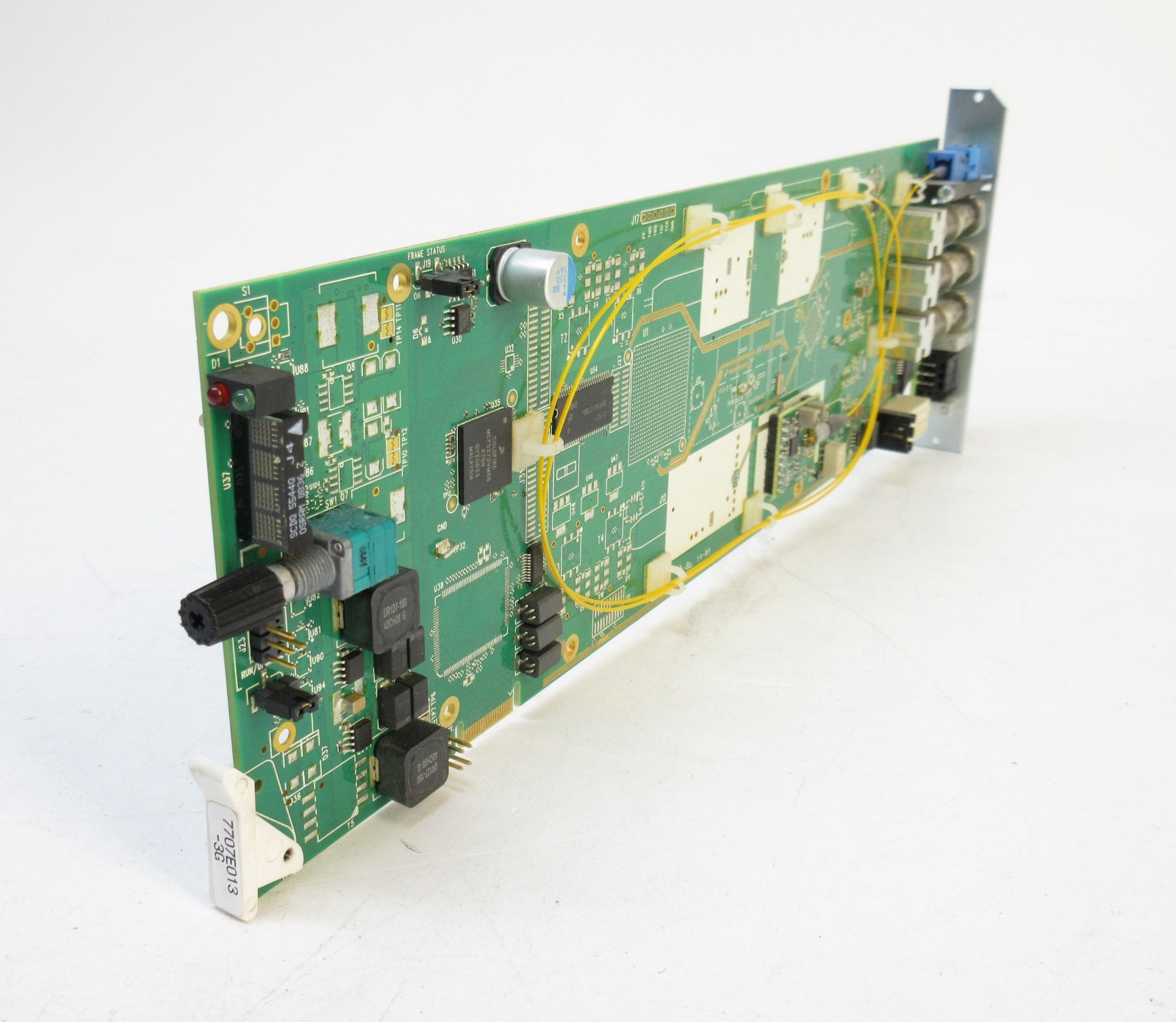 Evertz 7707EO13-3G 3G/HD/SD Electrical to Optical Converter 1310nm w/ Back Plate