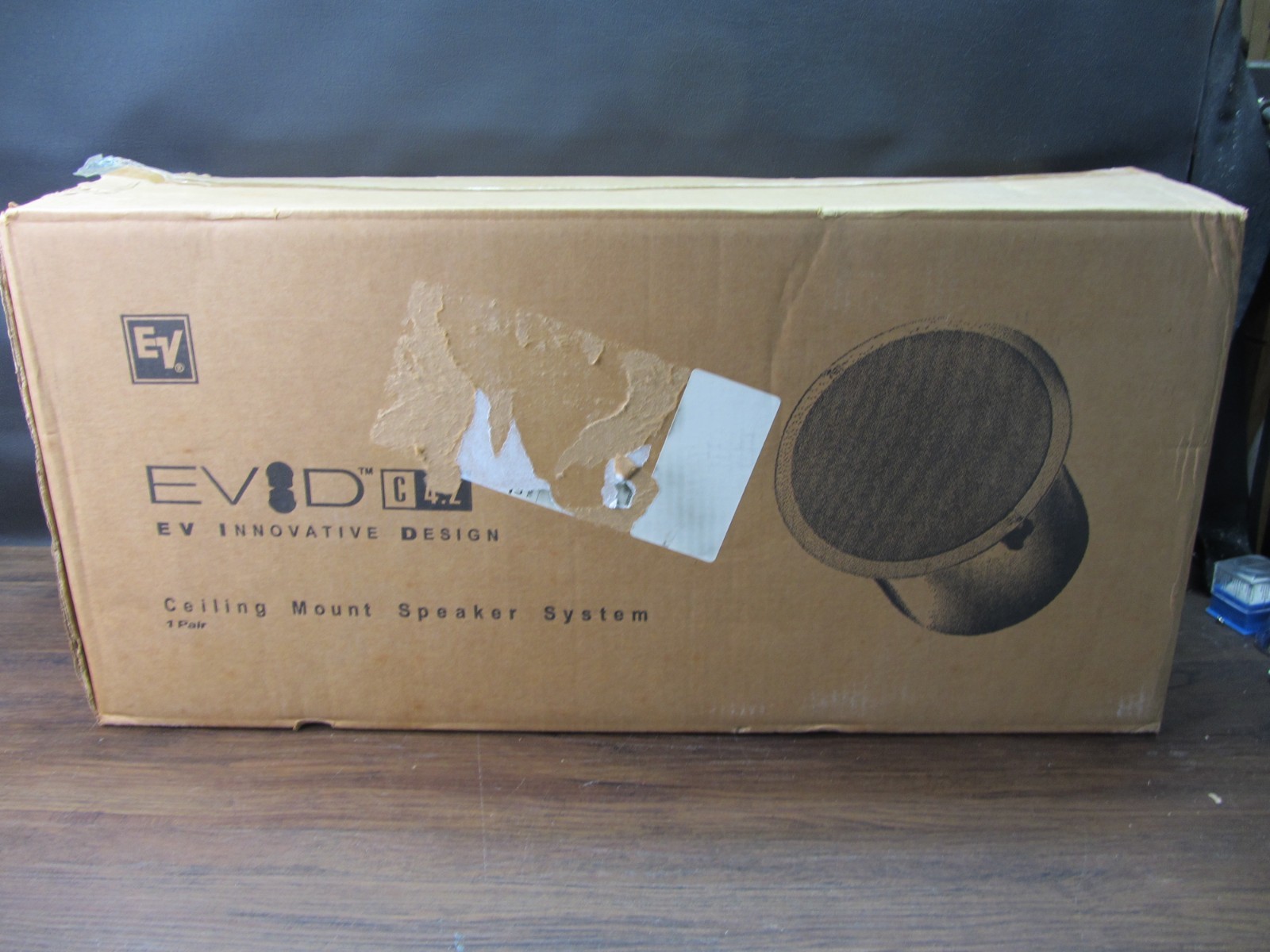 Electro-Voice C4.2 4-Inch Ceiling Two-Way Speakers (Pair) open box