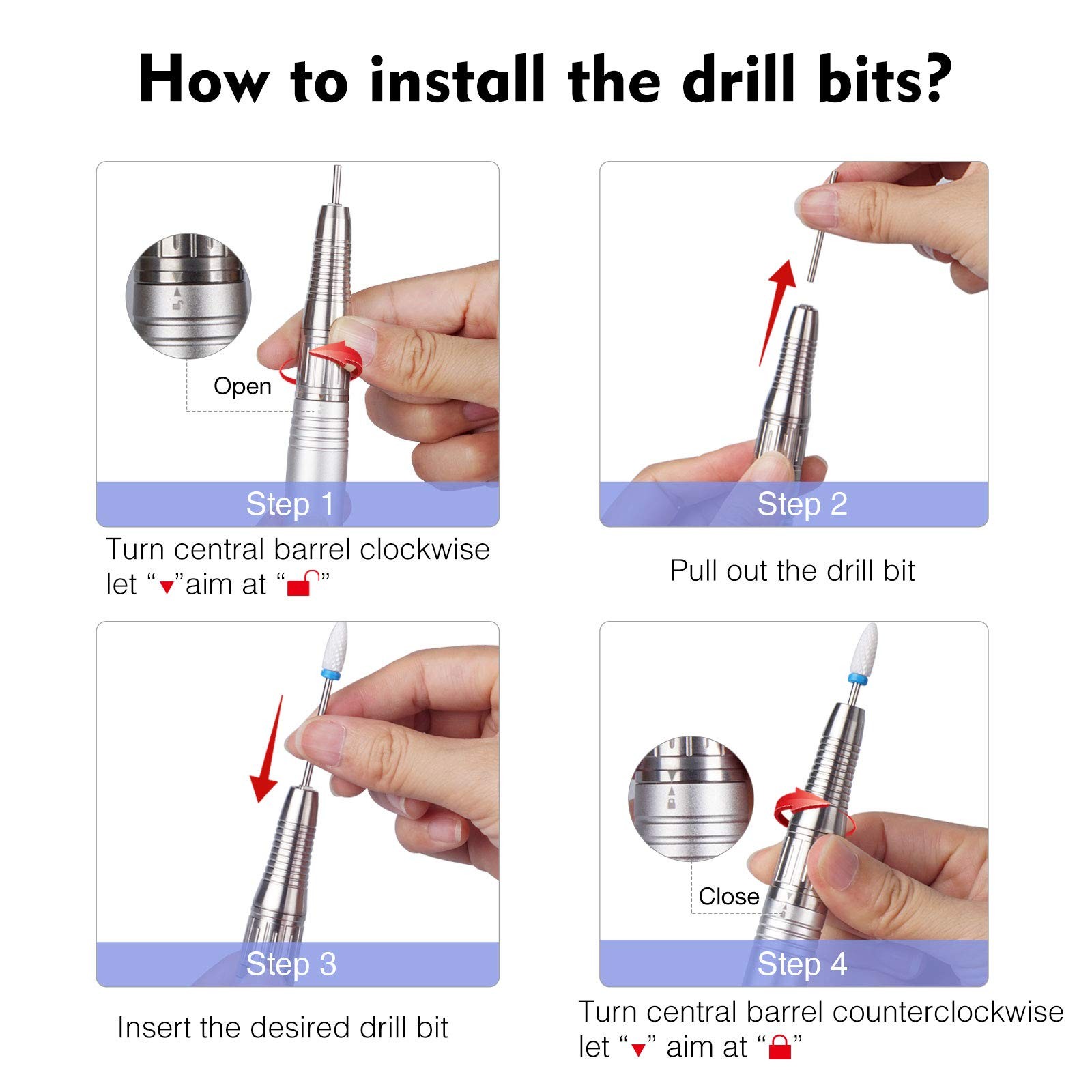 Brushless Nail Drill Handpiece