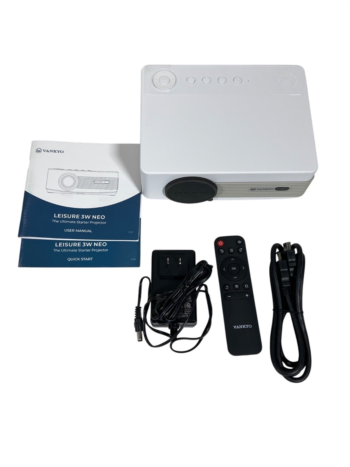 Vankyo Leisure 3W Neo Projector - White open box