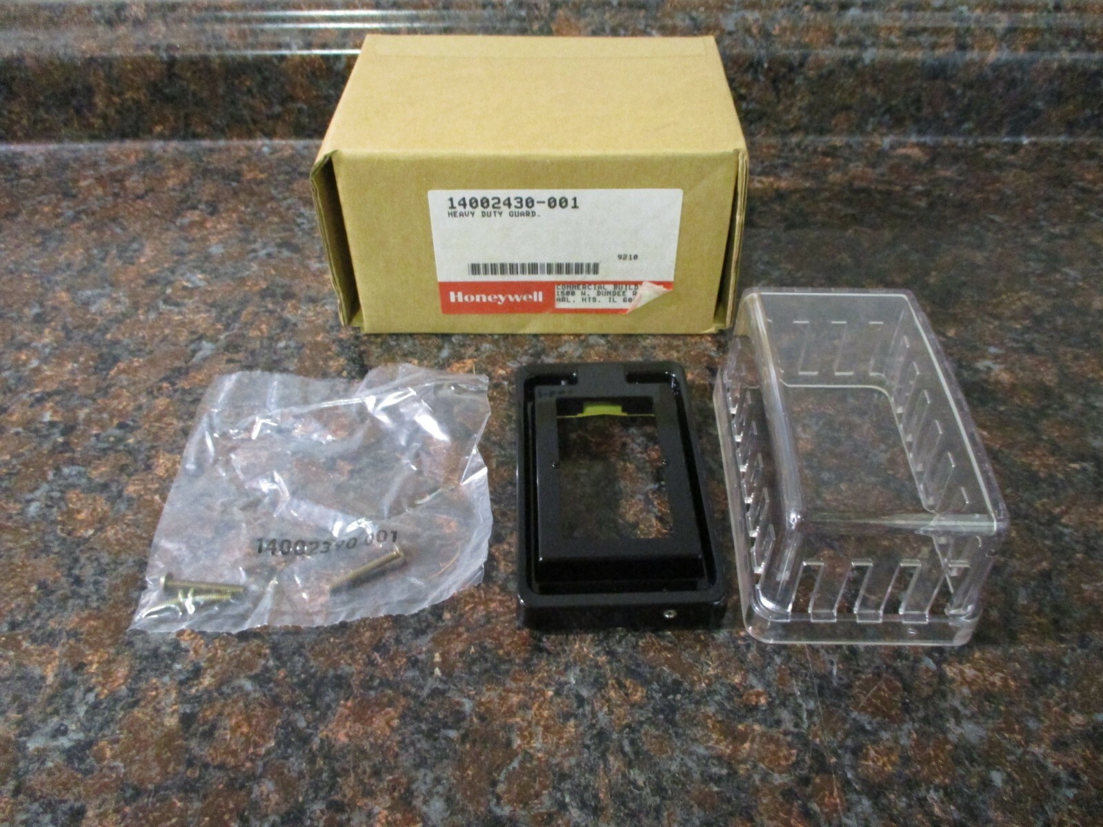 Honeywell 14002430-001 Heavy Duty Thermostat Guard NOS FREE SHIPPING