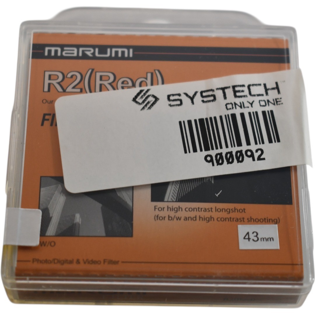 NEW Marumi MC-R2 43mm Red Filter Monochrome Black and White Photography 661043