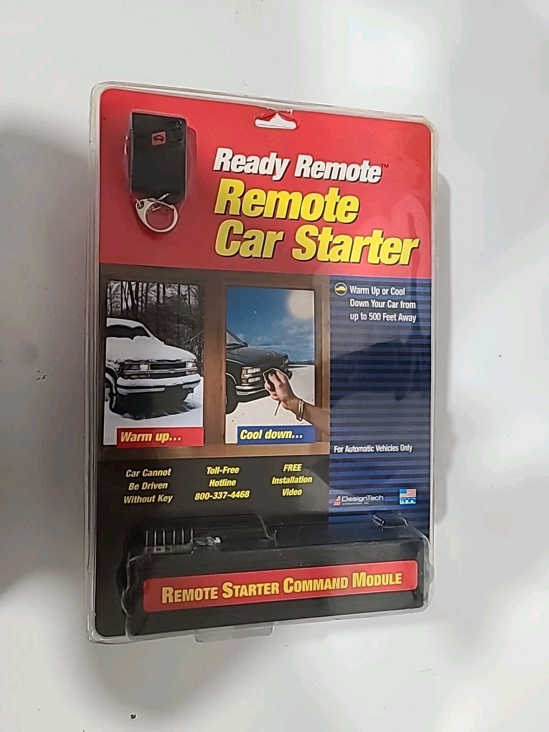 Ready Remote Car Starter With Installation Video DesignTech model 23723 New A-1