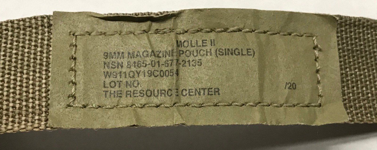 MULTICAM MOLLE II Single 9mm Magazine Pouch USGI