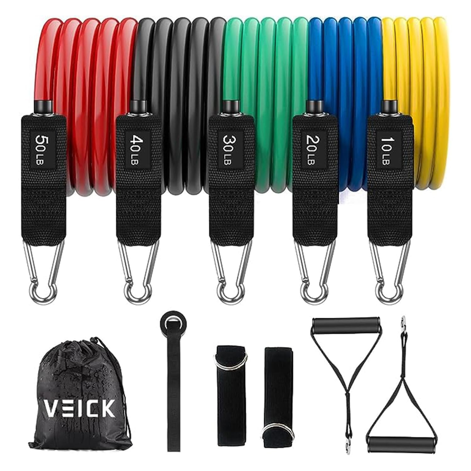 VEICK Resistance Bands for Working Out, Exercise Bands, Workout Bands, Resist