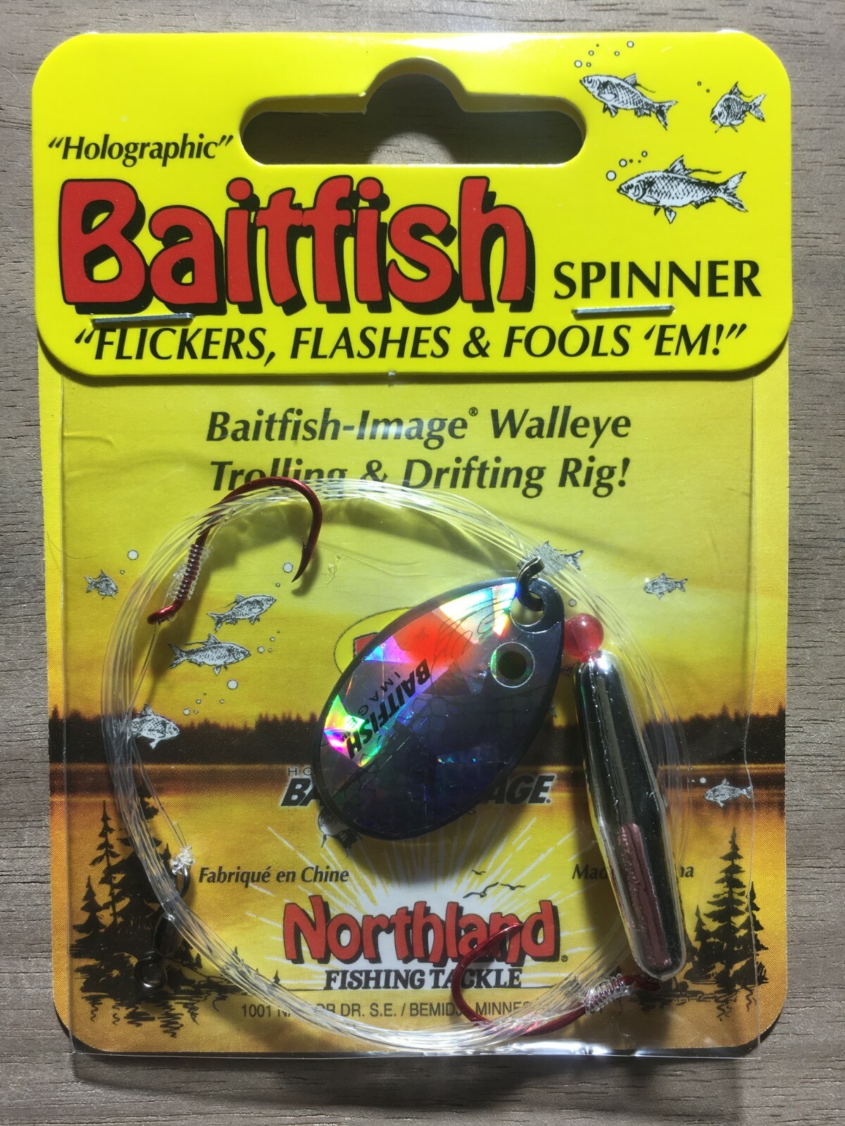 Northland Fishing Tackle - Baitfish Float'N Spin - Silver Shiner