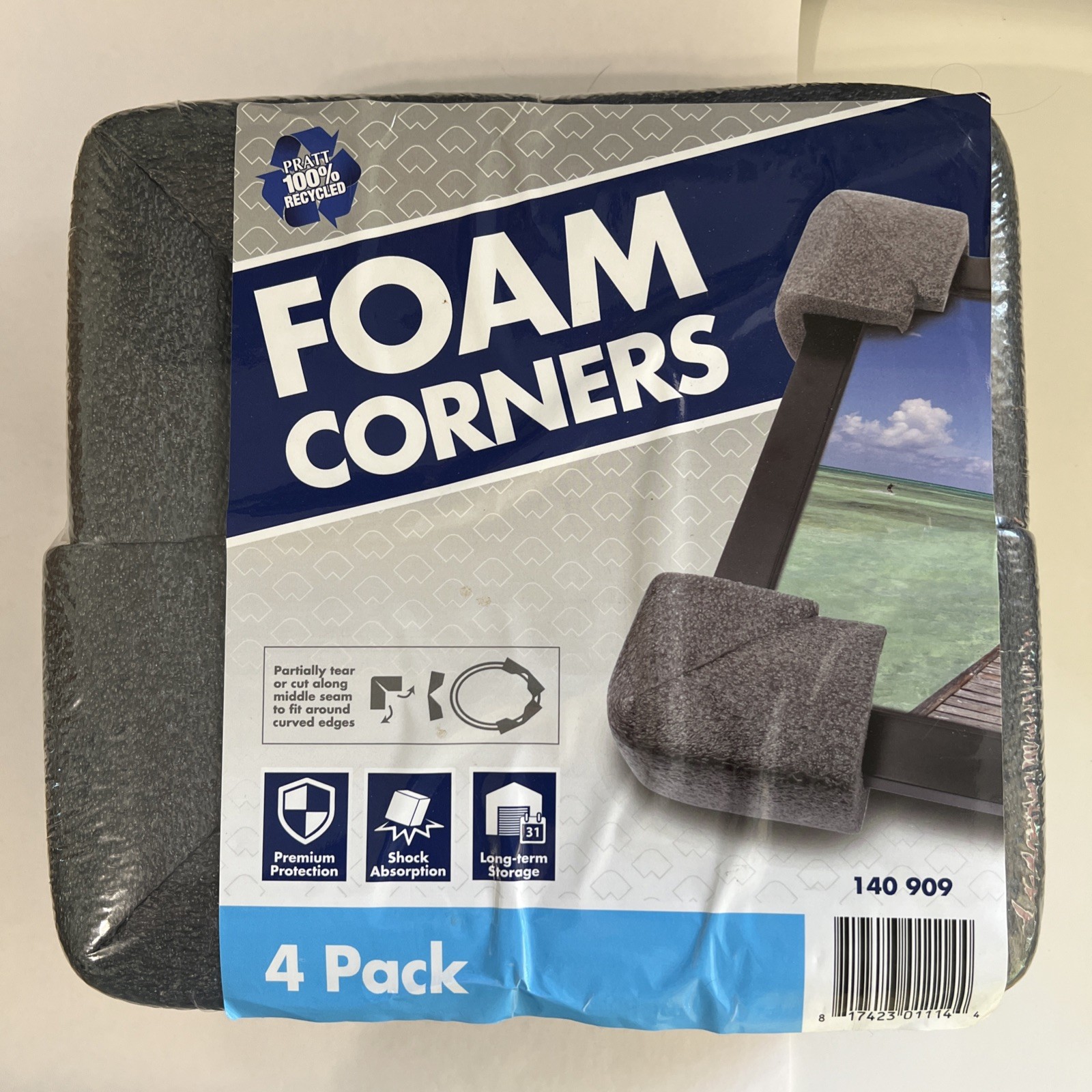 Pratt Specialties Foam Corner Protectors Pictures Mirror Frames 4-Pack