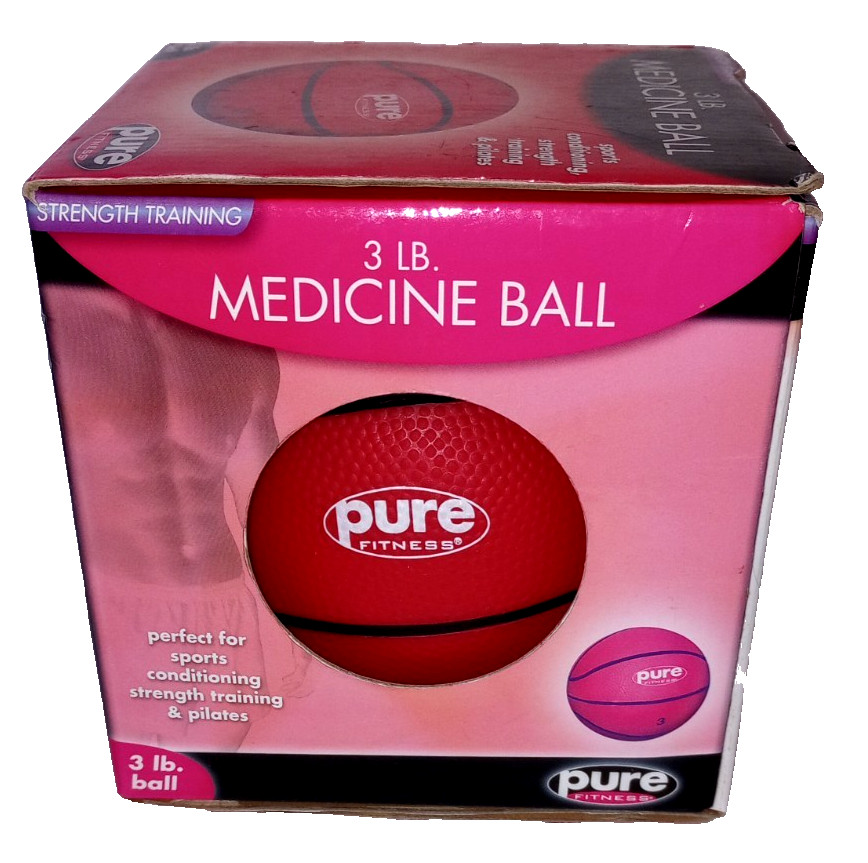 Pure Fitness 3 Pound Fitness Ball (3 lbs) Strength Training & Conditioning - New