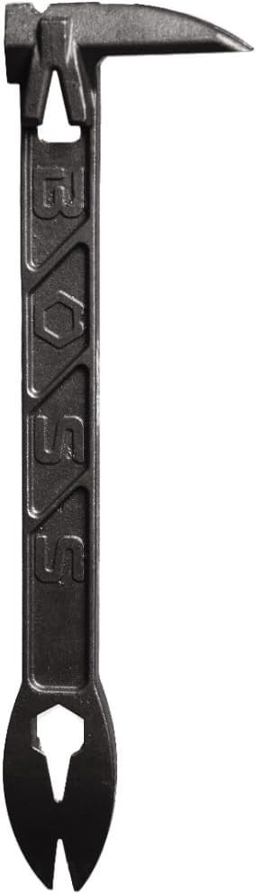 9” Boss Paw-Construction-Grade Steel Cats Paw Nail Puller with 4 Points of Pul