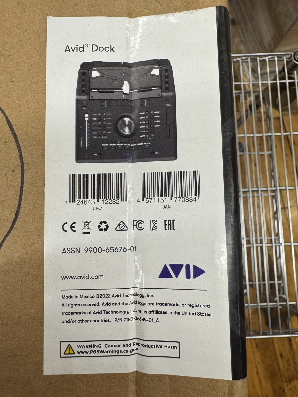 New, Avid Technology, 9900-65676-01, Pro Tools Dock EUCON Control for iPad