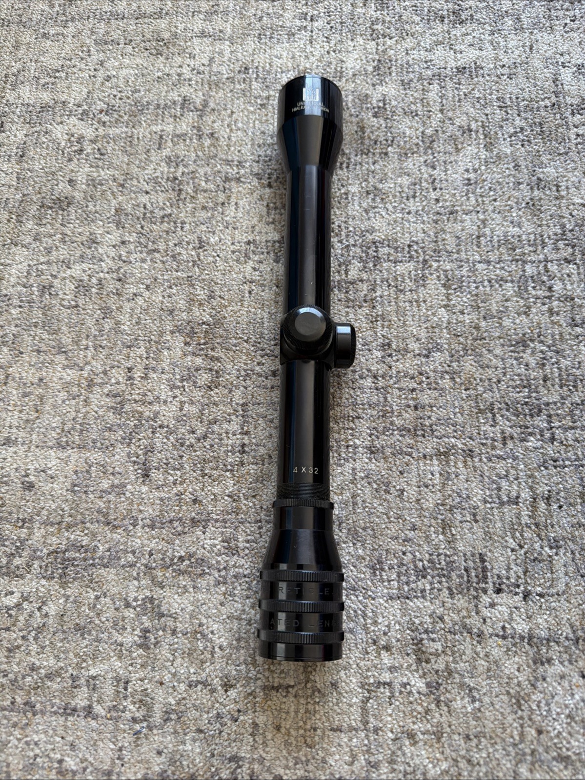 Vintage Universal 4X Power 1” Tube Rifle Scope Crosshair Reticle Made in Japan