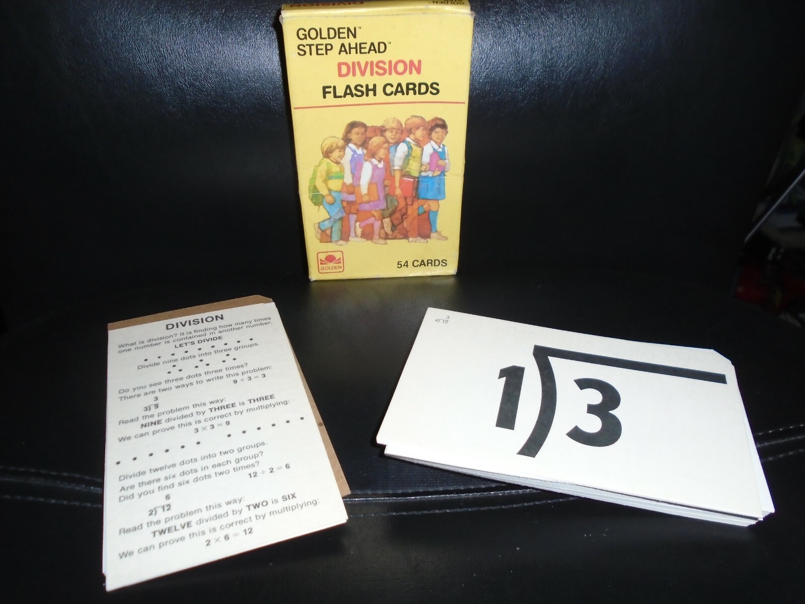 SET OF 54 VINTAGE 1984 GOLDEN STEP AHEAD DIVISION FLASH CARDS #4953
