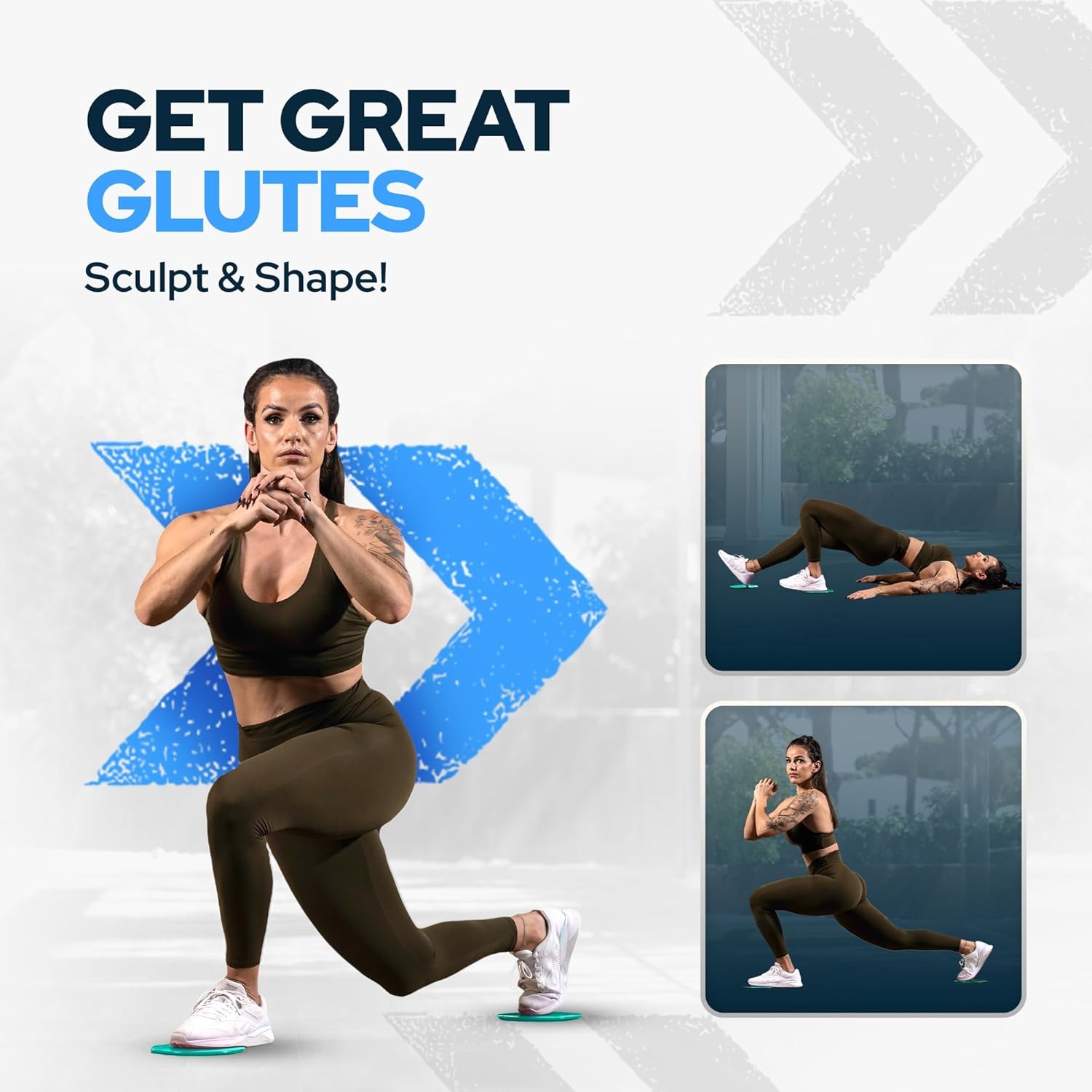 Core Sliders for Working Out 20 Disc (10 Set) Pack, Dual Sided Exercise Gliding