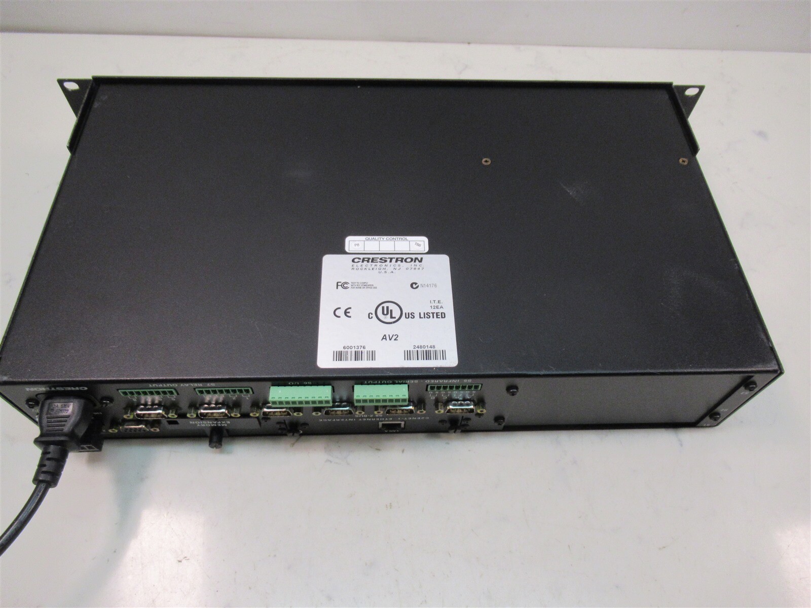 Crestron Audio Video Control Processor AV2 w/ C2ENET-1 Ethernet Rack Mount