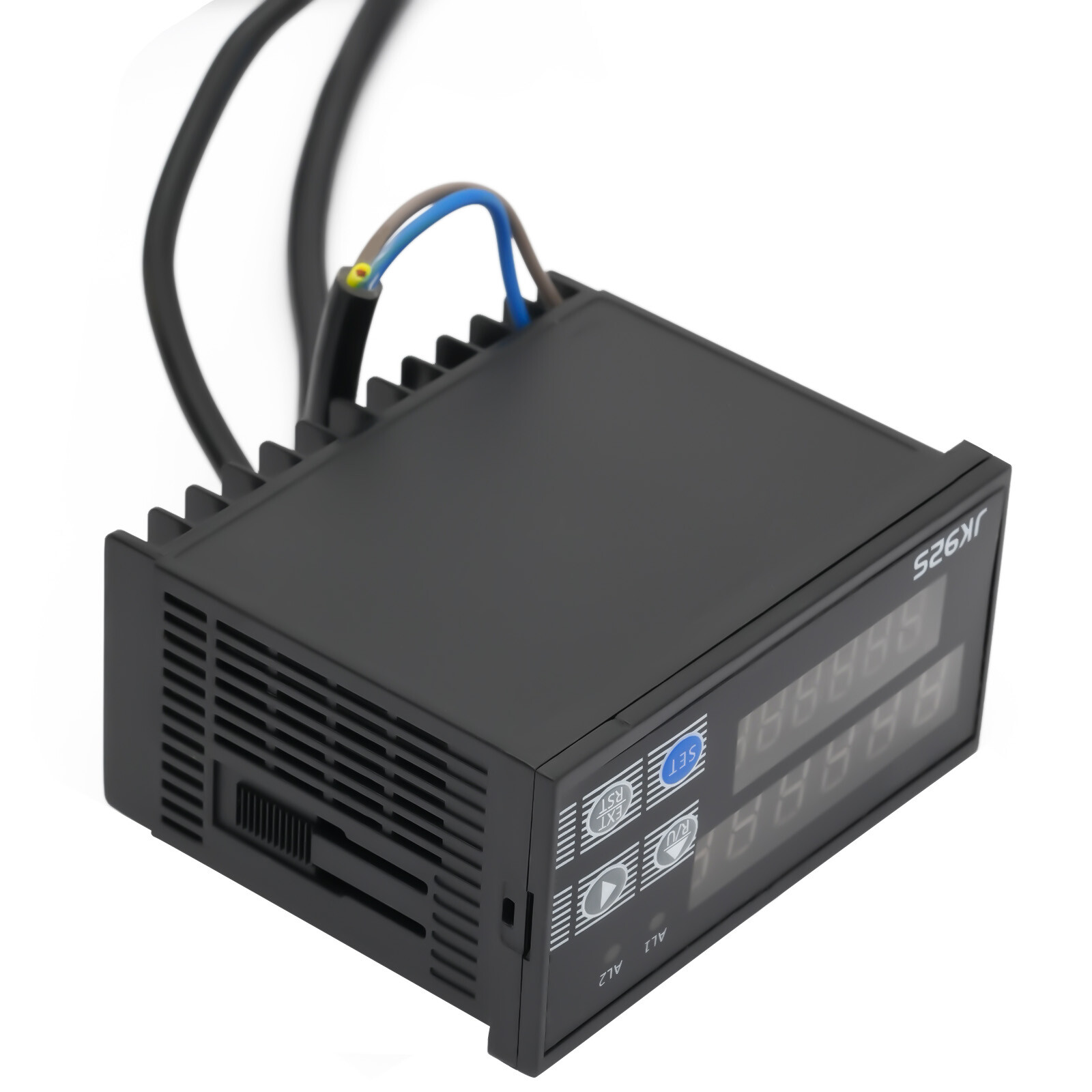 Digital Length Meter Counter 0-999999 with Control Function, US Plug