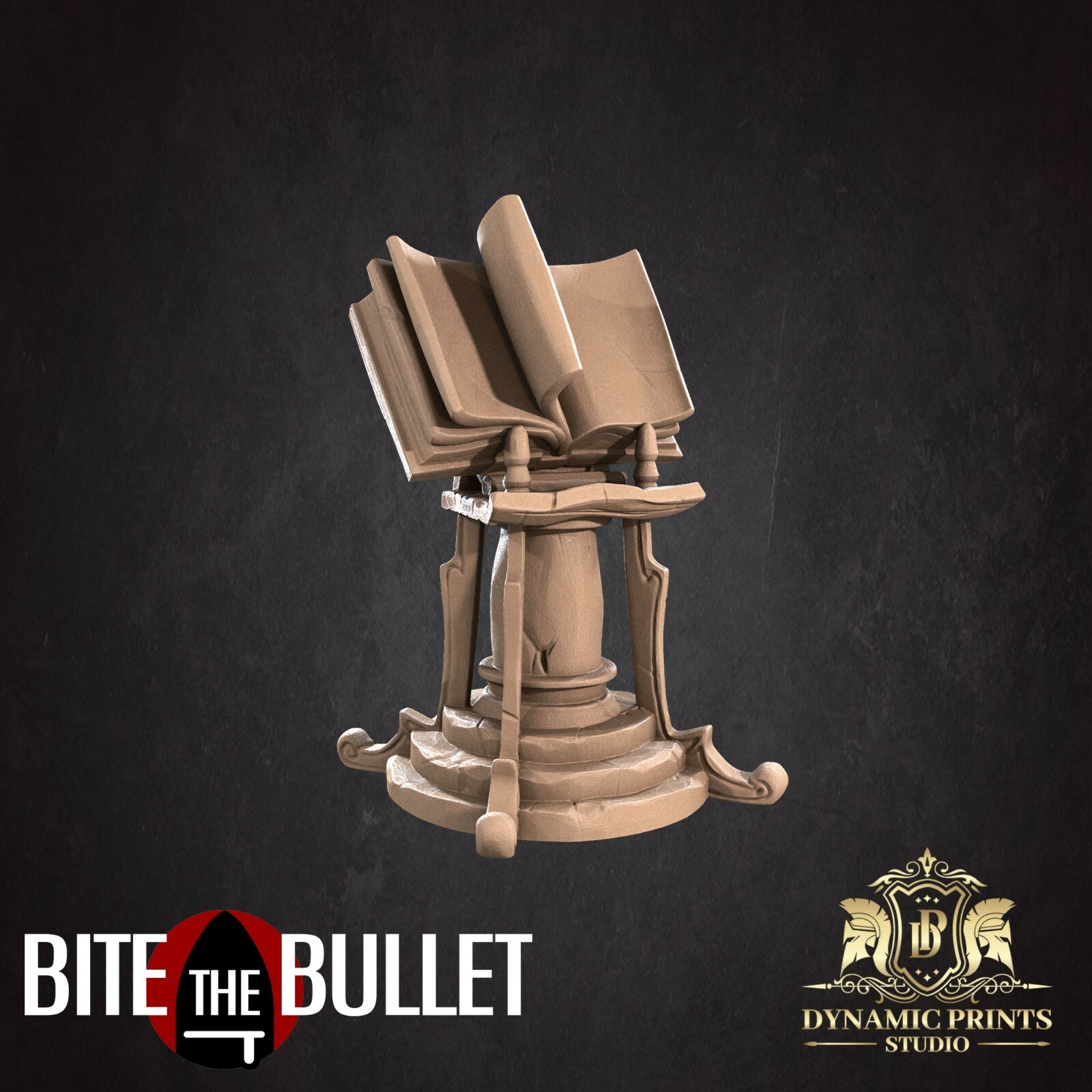 Open Magic Book - Scenery - Bite the Bullet - Dungeons & Dragons Miniature