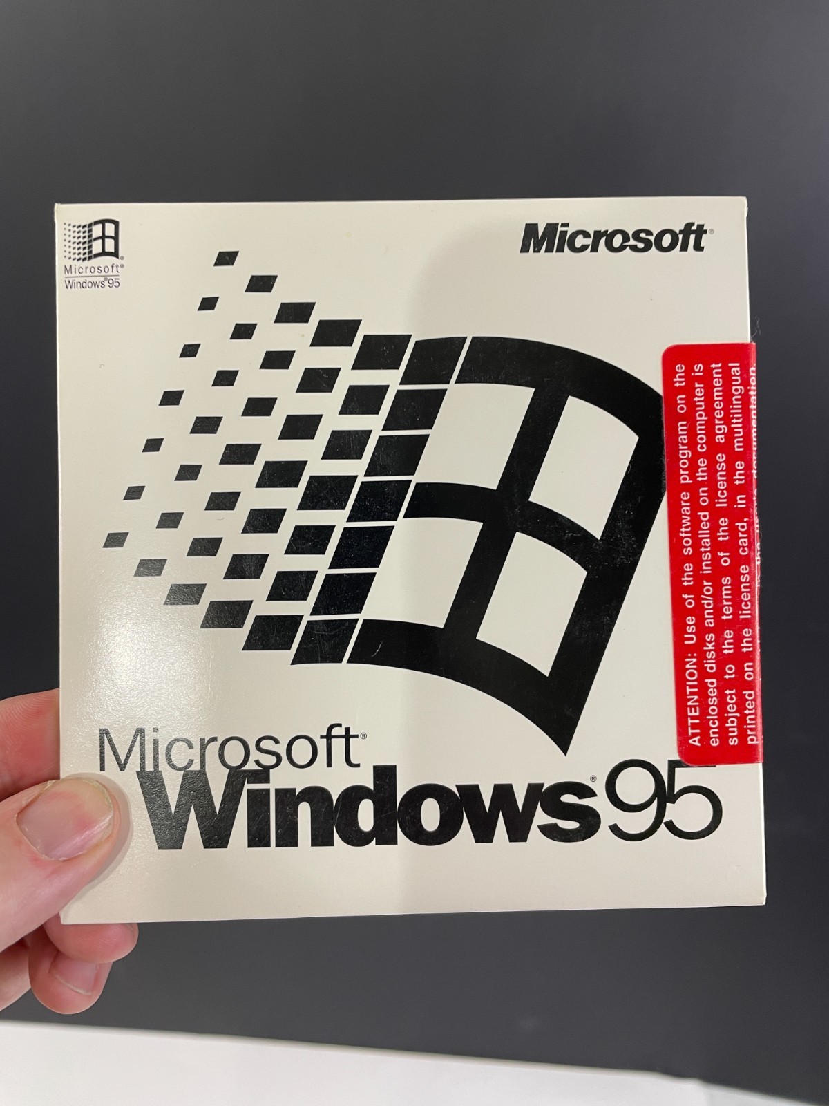 Microsoft Windows 95 OEM CD ~ Factory Sealed Sleeve ~ For New PC Distribution