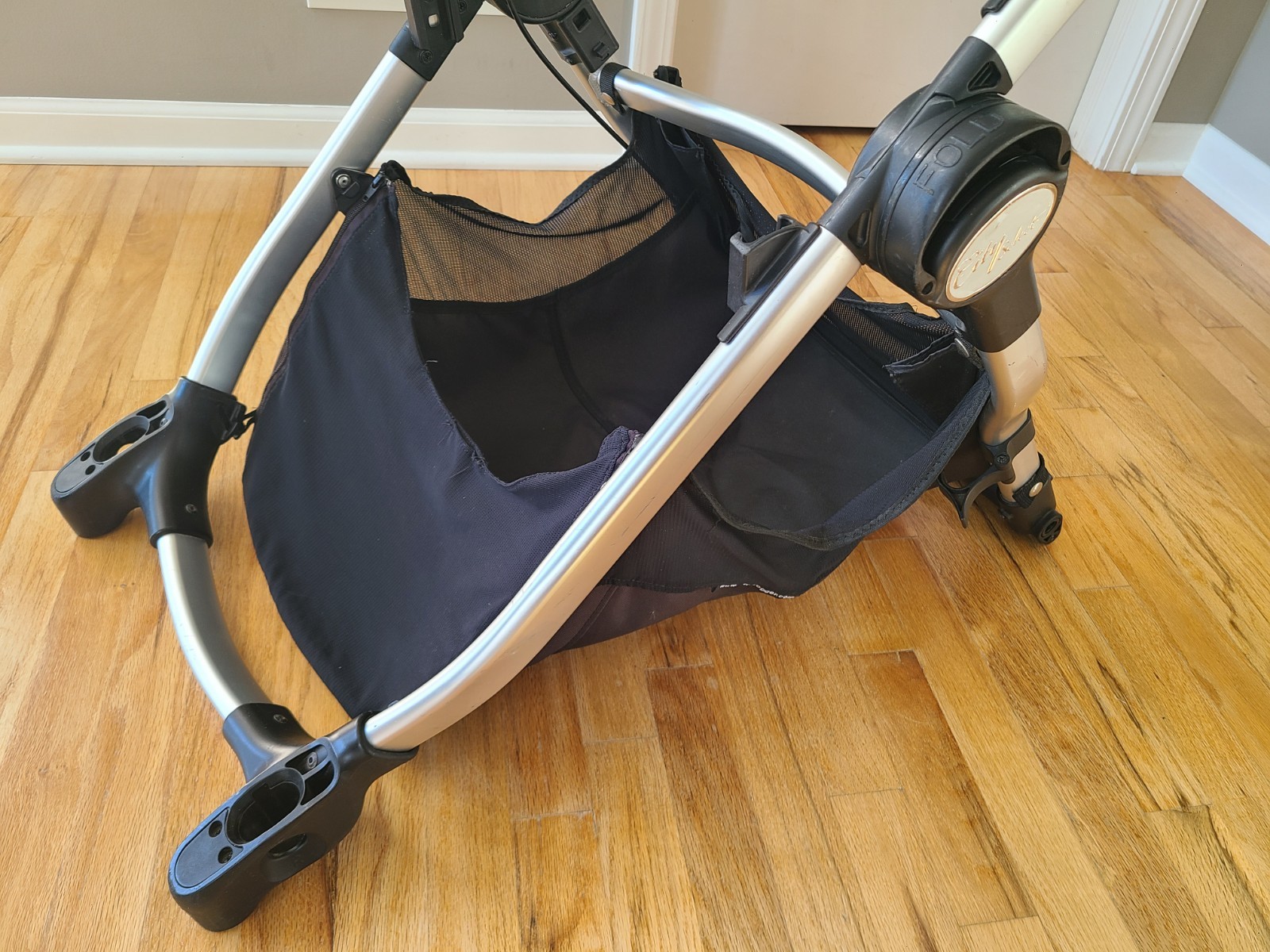 City Select Baby Jogger Stroller Replacement Chassis Frame SILVER Great Cond!