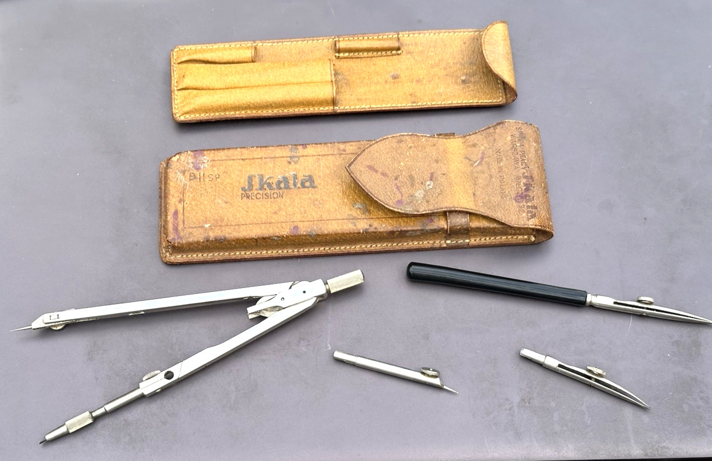Skala PRECISION P II SP pocket Technical Drafting Compass Set, Made in Poland