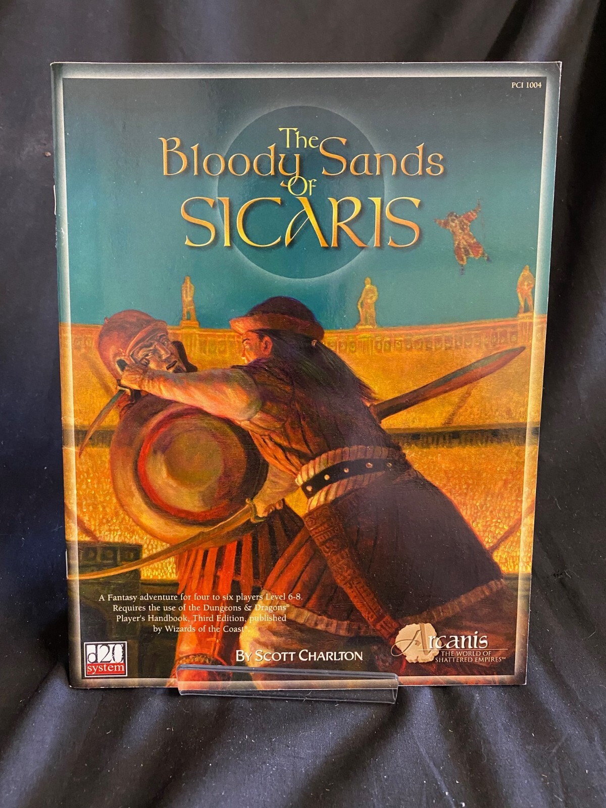 D&D 3rd Ed d20 : Arcanis - The Bloody Sands of Sicaris (Paradigm, 2001, EX)