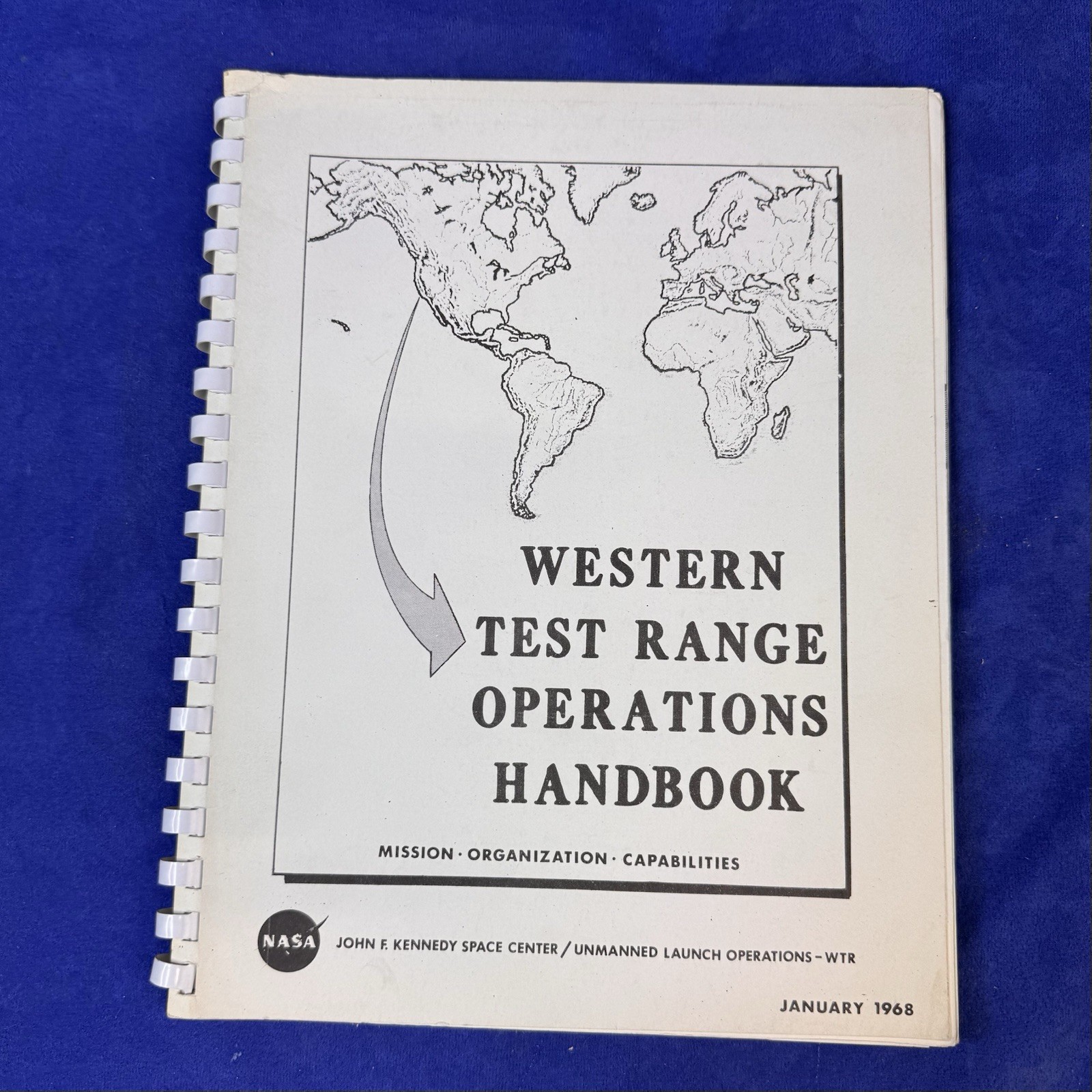 NASA Western Test Range Operations Handbook, Kennedy Space Center, Jan 1968
