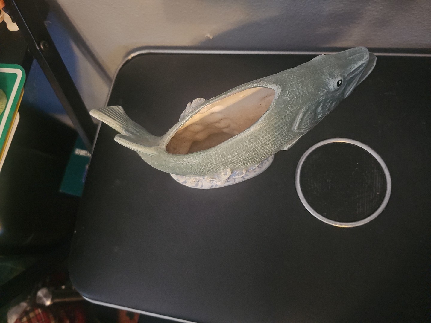 retro ceramics fish plante
