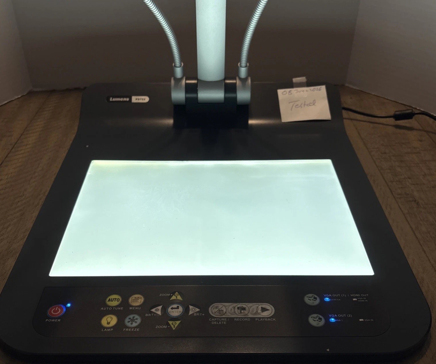 Lumens PS752 Document Viewer Camera LED - Tested and Working - Brighter Teaching