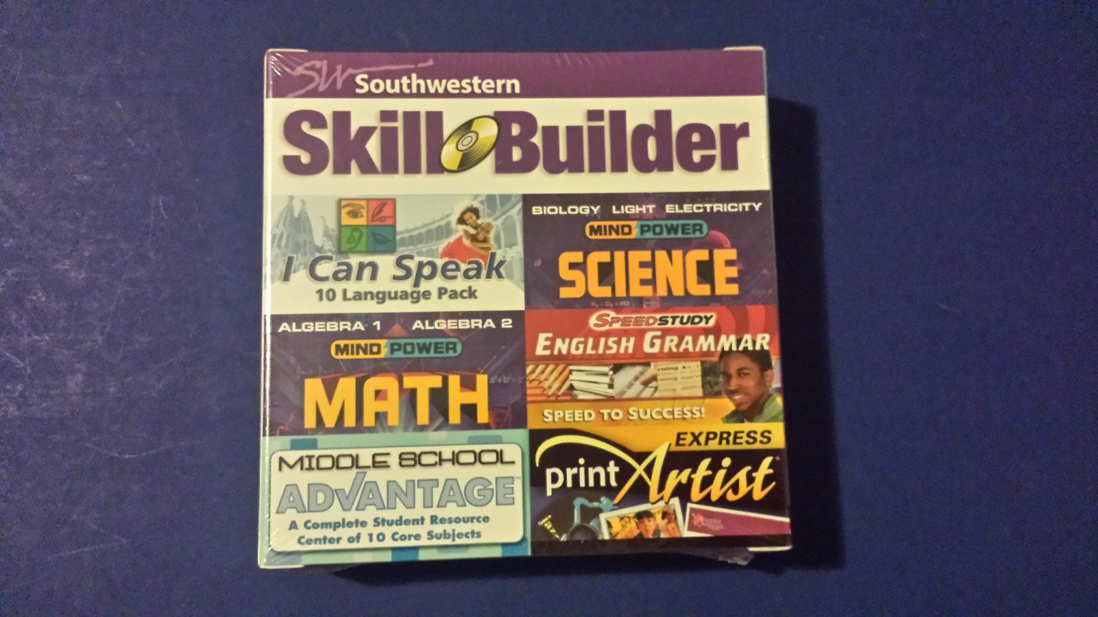 Southwestern Skill Builder Middle School Math Science Print Artist 6 Discs, New!