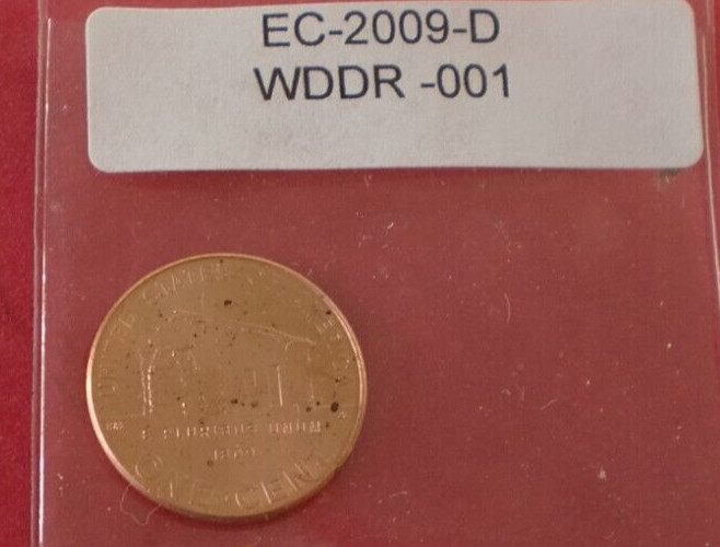 2009D Lincoln WDDR-001 Early childhood Doubled Die Error Cent