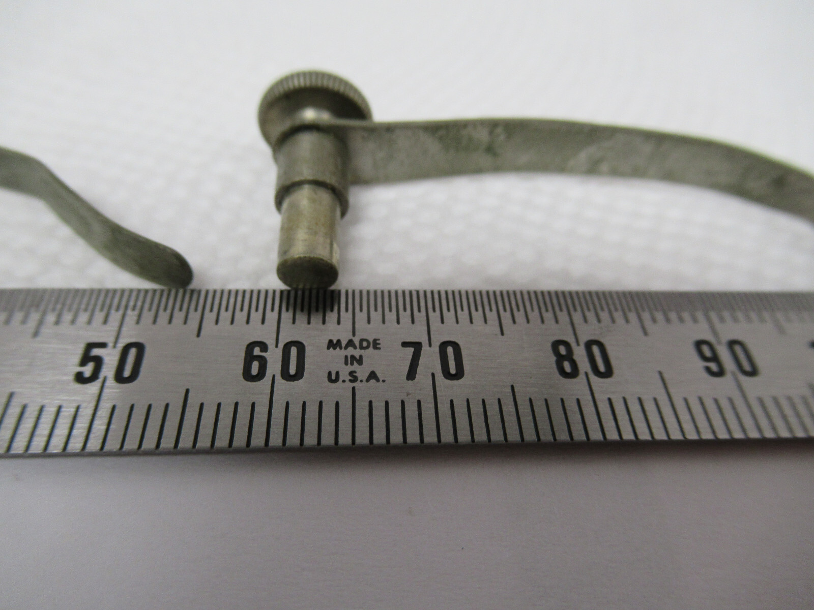 ANTIQUE BAUSCH LOMB PAIR CLIPS MICROSCOPE PART AS PICTURED w1-a-66