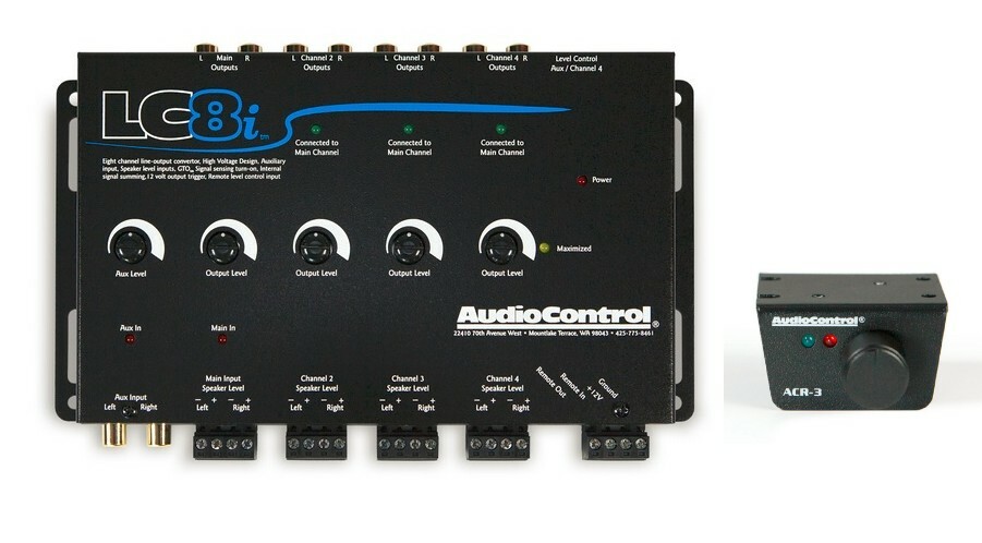 LC8i AudioControl 8 CHANNEL LINE OUT CONVERTER w/ AUXILIARY INPUT & ACR-3 REMOTE