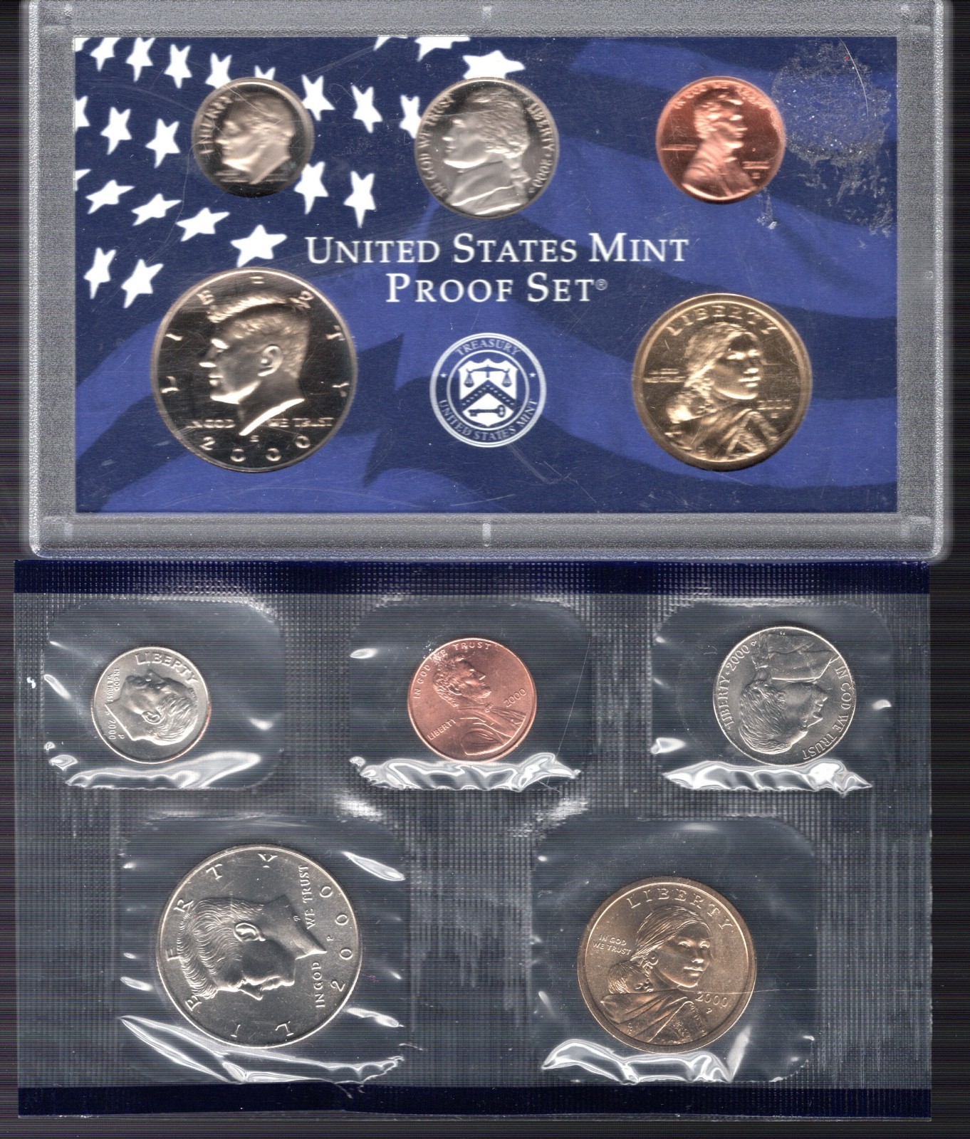2000 s + 2000 p MINT PROOF SETS