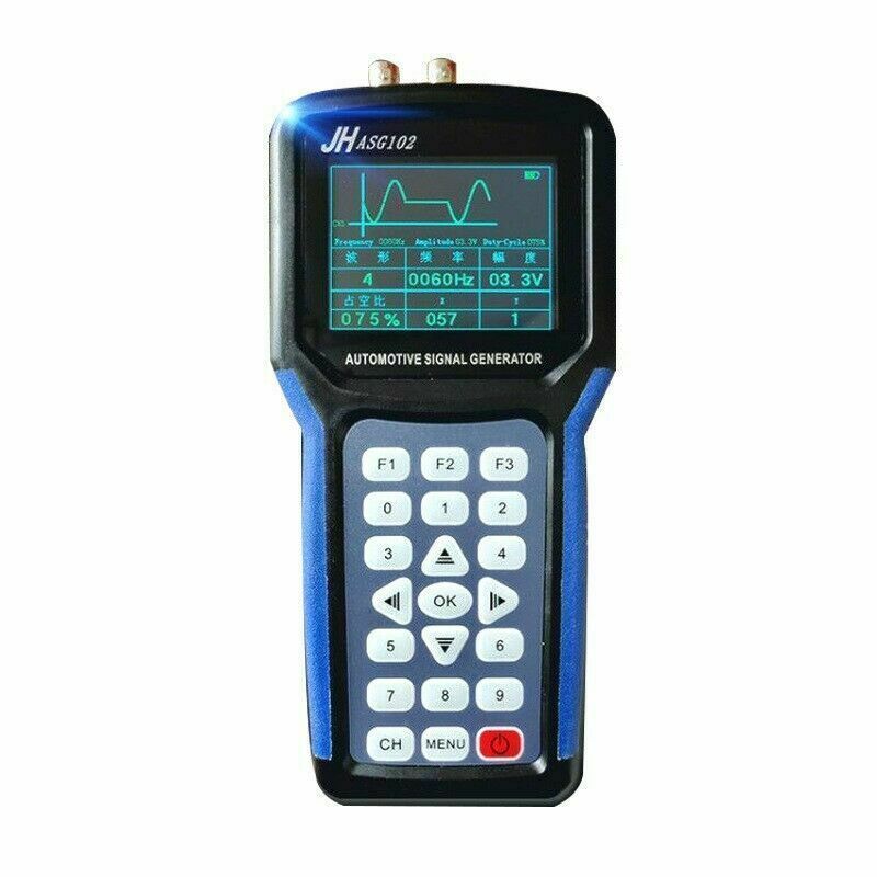 ASG102 Digital 2CH Car Automotive Signal Generator+ CAN Data Function Blue