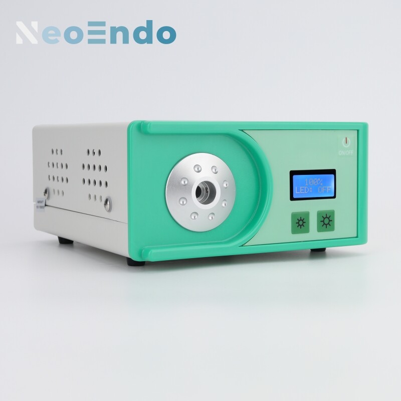 Portable 100W Medical Endoscope Led Light Source Mini Type For Endoscopic ENT
