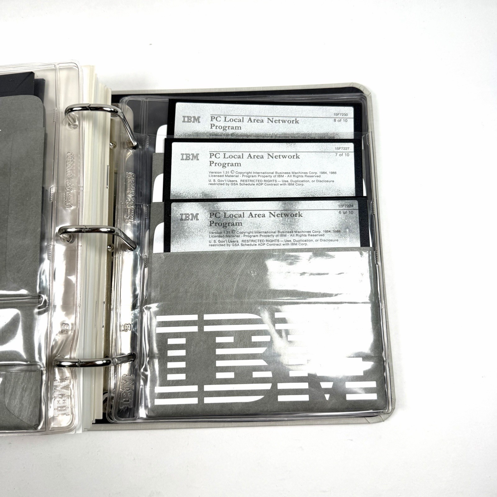 IBM PC Local Area Network Program v1.30 5.25" Floppy Disks DOS 84X0061