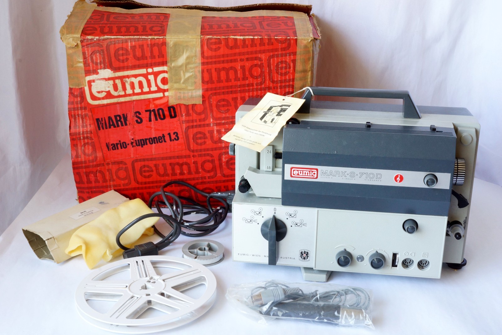 Eumig Mark S 710 D 2 Track Standard 8mm Super 8 Dual Sound Movie Projector Parts