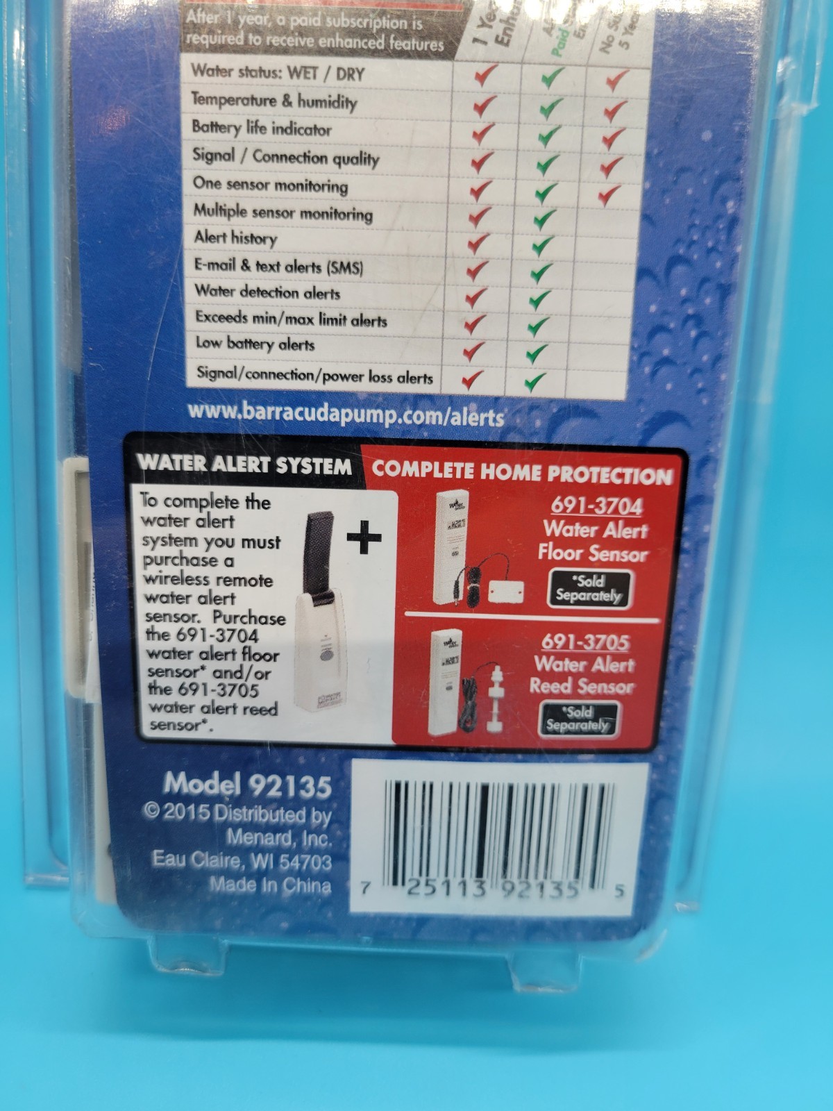 Barracuda Water Detector Text Email Control Tower 691-3703