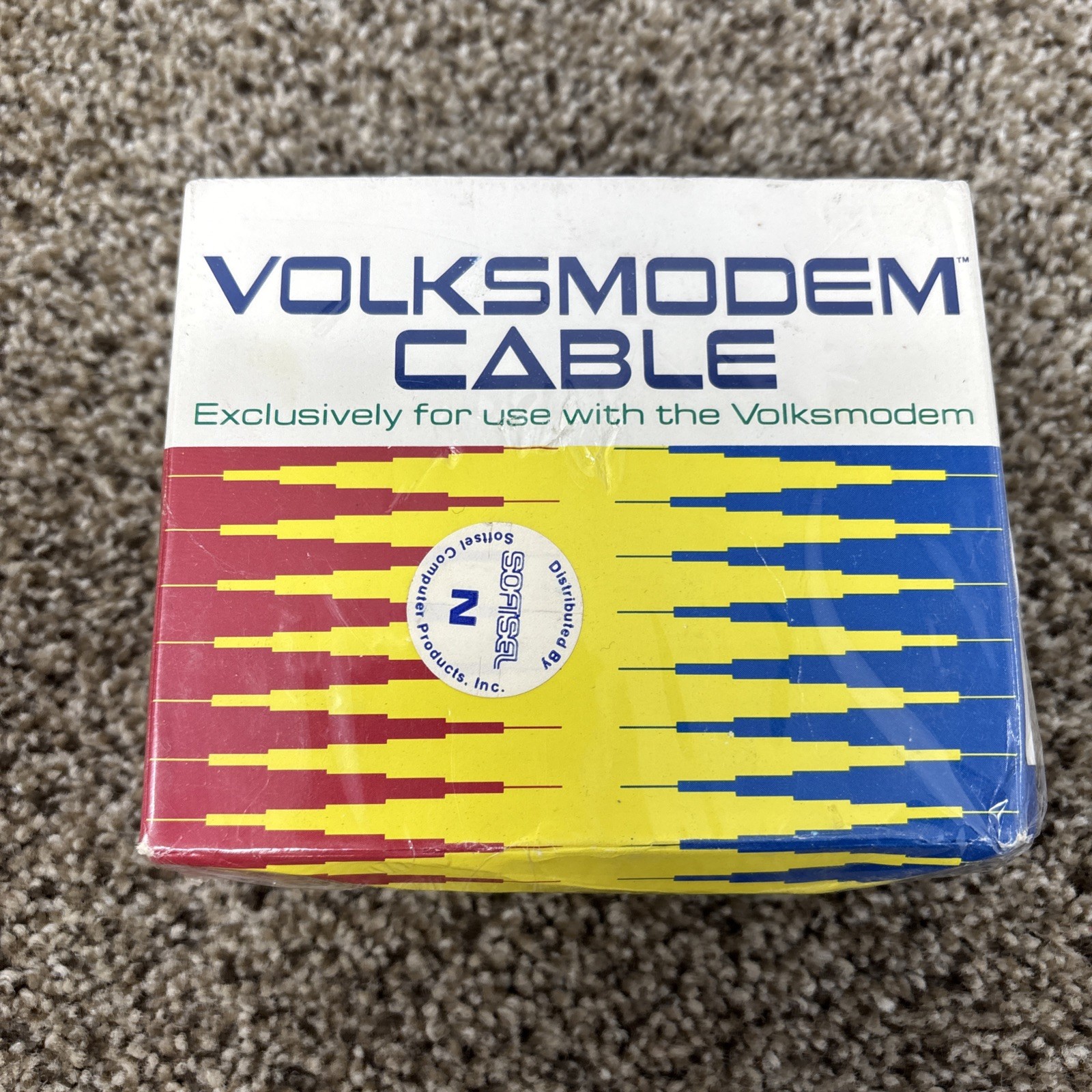 VOLKSMODEM D Cable 6 Pin 18” RS-232 DB-25S For Atari 8 Bit Computers Cassette