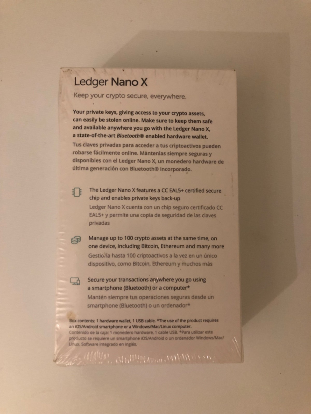 Ledger Nano X Crypto Hardware Wallet
