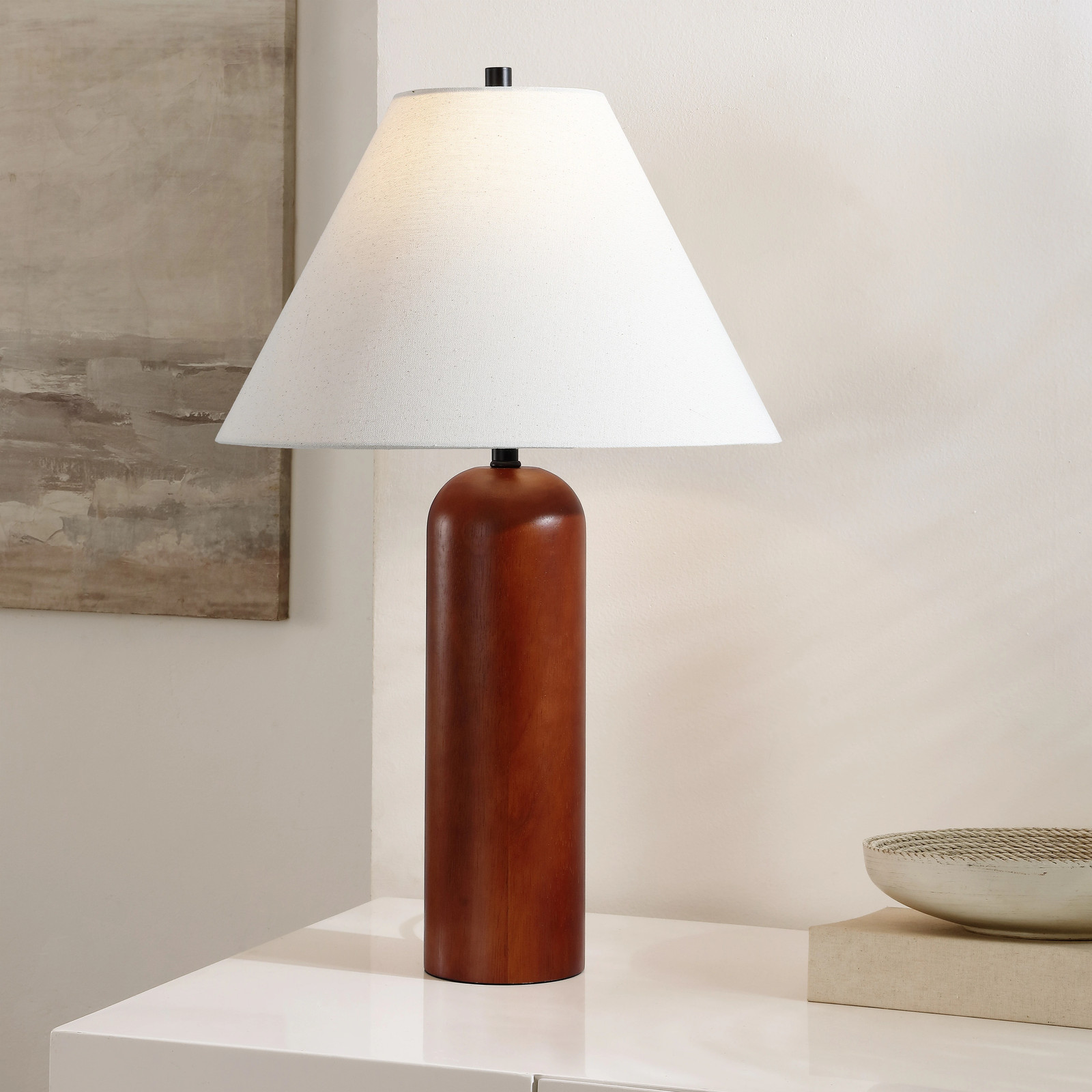 SAFAVIEH Lighting Rennie 26-inch Table Lamp (LED Bulb Included) - 16Wx16Dx26H