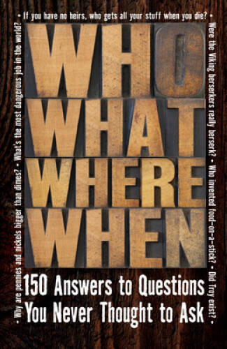 Who What Where When - Paperback By Publications International, Ltd - VERY GOOD
